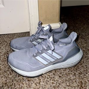 ALL gray adidas ultra boost 22 running shoes